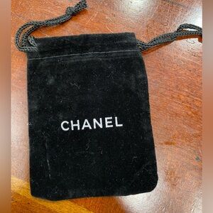 Chanel Drawstring Jewelry Dust Bag, mini Pouch